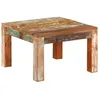 Image de vidaXL Table basse 55x55x35 cm Bois de rÃ©cupÃ©ration massif