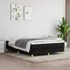 Image de vidaXL Sommier à lattes de lit avec matelas Noir 140x200 cm Tissu3144177