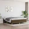 Image de vidaXL Sommier à lattes de lit avec matelas Marron foncé 180x200 cm3144194