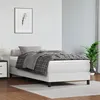 Image de vidaXL Sommier à lattes de lit avec matelas Blanc 80x200 cm Similicuir