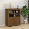 Image de vidaXL Buffet Marron miel 83x41,5x100 cm Bois massif de pin821515