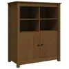 Image de vidaXL Buffet Marron miel 83x41,5x100 cm Bois massif de pin