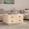 Image de vidaXL Table basse 80x80x45 cm Bois massif de pin821517
