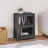 Image de vidaXL Bibliothèque Gris 50x35x68 cm Bois de pin massif821701
