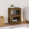 Image de vidaXL Bibliothèque Marron miel 50x35x68 cm Bois de pin massif821702