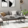 Image de vidaXL Tables basses 2 pcs Sonoma gris Bois d'ingénierie823340