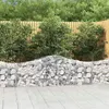 Image de vidaXL Paniers à gabions arqués 3 pcs 200x30x60/80 cm Fer galvanisé