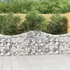 Image de vidaXL Paniers à gabions arqués 5 pcs 200x30x80/100 cm Fer galvanisé