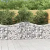 Image de vidaXL Paniers à gabions arqués 8 pcs 200x30x80/100 cm Fer galvanisé3145415