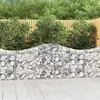 Image de vidaXL Paniers à gabions arqués 11 pcs 200x30x80/100 cm Fer galvanisé