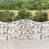 Image de vidaXL Paniers à gabions arqués 11 pcs 200x30x100/120 cm Fer galvanisé