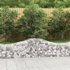 Image de vidaXL Paniers à gabions arqués 5 pcs 200x50x40/60 cm fer galvanisé