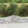 Image de vidaXL Paniers à gabions arqués 14 pcs 200x50x40/60 cm fer galvanisé