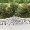 Image de vidaXL Paniers à gabions arqués 15 pcs 200x50x40/60 cm fer galvanisé3145590