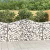 Image de vidaXL Paniers à gabions arqués 11 pcs 200x50x100/120 cm fer galvanisé3145649