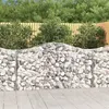 Image de vidaXL Paniers à gabions arqués 12 pcs 200x50x100/120 cm fer galvanisé