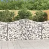 Image de vidaXL Paniers à gabions arqués 50 pcs 200x50x100/120 cm fer galvanisé