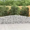 Image de vidaXL Paniers à gabions arqués 8 pcs 400x30x60/80 cm Fer galvanisé