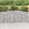 Image de vidaXL Paniers à gabions arqués 6 pcs 400x30x100/120 cm Fer galvanisé