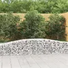 Image de vidaXL Paniers à gabions arqués 9 pcs 400x50x40/60 cm Fer galvanisé