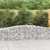 Image de vidaXL Paniers à gabions arqués 7 pcs 400x50x60/80 cm Fer galvanisé