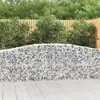 Image de vidaXL Paniers à gabions arqués 7 pcs 400x50x80/100 cm Fer galvanisé