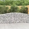 Image de vidaXL Paniers à gabions arqués 25 pcs 400x50x80/100 cm Fer galvanisé