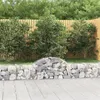 Image de vidaXL Paniers à gabions arqués 6 pcs 200x30x40/60 cm Fer galvanisé