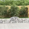 Image de vidaXL Paniers à gabions arqués 18 pcs 200x30x40/60 cm Fer galvanisé3146061