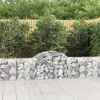 Image de vidaXL Paniers à gabions arqués 5 pcs 200x30x60/80 cm Fer galvanisé