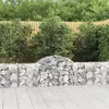 Image de vidaXL Paniers à gabions arqués 14 pcs 200x30x60/80 cm Fer galvanisé3146080