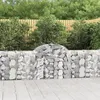 Image de vidaXL Paniers à gabions arqués 6 pcs 200x30x80/100 cm Fer galvanisé