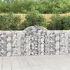 Image de vidaXL Paniers à gabions arqués 14 pcs 200x30x100/120 cm Fer galvanisé