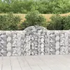 Image de vidaXL Paniers à gabions arqués 25 pcs 200x30x100/120 cm Fer galvanisé3146126