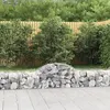 Image de vidaXL Paniers à gabions arqués 2 pcs 200x50x40/60 cm fer galvanisé3146257