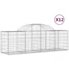 Image de Paniers Ã Gabions ArquÃ©s 12 Pcs 200x50x60/80 Cm Fer GalvanisÃ© Vidaxl Vidaxl