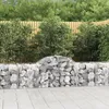 Image de Vidaxl Paniers Ã Gabions ArquÃ©s 40 Pcs 200x50x60/80 Cm Fer GalvanisÃ©