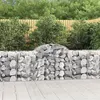 Image de vidaXL Paniers à gabions arqués 15 pcs 200x50x80/100 cm Fer galvanisé3146312