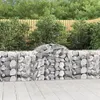 Image de vidaXL Paniers à gabions arqués 40 pcs 200x50x80/100 cm Fer galvanisé
