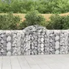 Image de vidaXL Paniers à gabions arqués 12 pcs 200x50x100/120 cm fer galvanisé