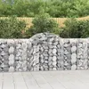 Image de vidaXL Paniers à gabions arqués 14 pcs 200x50x100/120 cm fer galvanisé