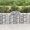 Image de vidaXL Paniers à gabions arqués 20 pcs 200x50x100/120 cm fer galvanisé