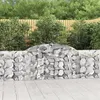 Image de vidaXL Paniers à gabions arqués 6 pcs 300x30x80/100 cm fer galvanisé3146507