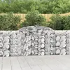 Image de vidaXL Paniers à gabions arqués 8 pcs 300x30x100/120 cm fer galvanisé