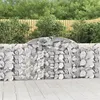 Image de vidaXL Paniers à gabions arqués 15 pcs 300x30x100/120 cm fer galvanisé