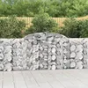 Image de vidaXL Vidaxl Paniers À Gabions Arqués 15 Pcs 300x30x100/120 Cm Fer Galvanisé
