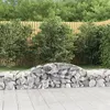 Image de vidaXL Paniers à gabions arqués 5 pcs 300x50x40/60 cm fer galvanisé