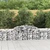Image de vidaXL Paniers à gabions arqués 12 pcs 300x50x60/80 cm fer galvanisé
