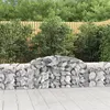 Image de vidaXL Paniers à gabions arqués 30 pcs 300x50x60/80 cm fer galvanisé3146681