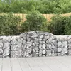 Image de vidaXL Paniers à gabions arqués 4 pcs 300x50x80/100 cm fer galvanisé